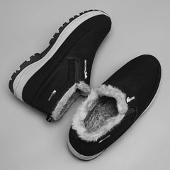 Men's Outdoor Slip-on Warm Boots - Slip-resistant, Puncture-resistant - Arch Support, Wide Toe